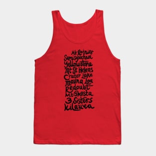 USA Volcanoes Tank Top